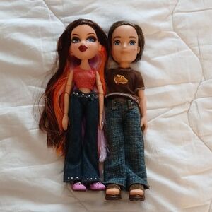 Fashion Doll Set with Denim Outfits